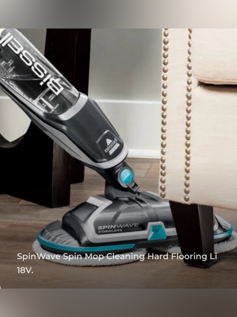 NEW IN BOX
Bissell 
SpinWave®
CORDLESS HARD FLOOR SPIN MOPP Hard Flooring